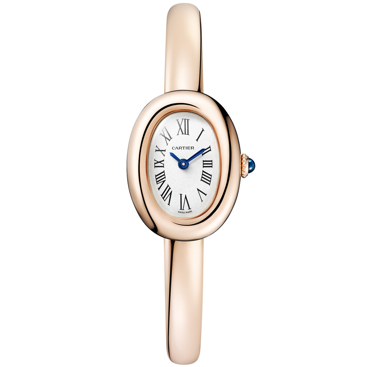 Cartier Baignoire Mini Size 17 18ct Rose Gold Ladies Bangle Watch