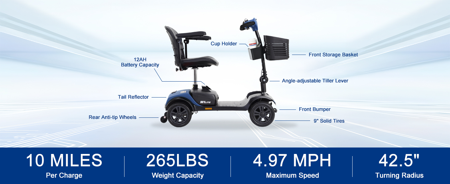 powered mobility scooters