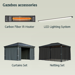 Palram Canopia Gazebo accessories 