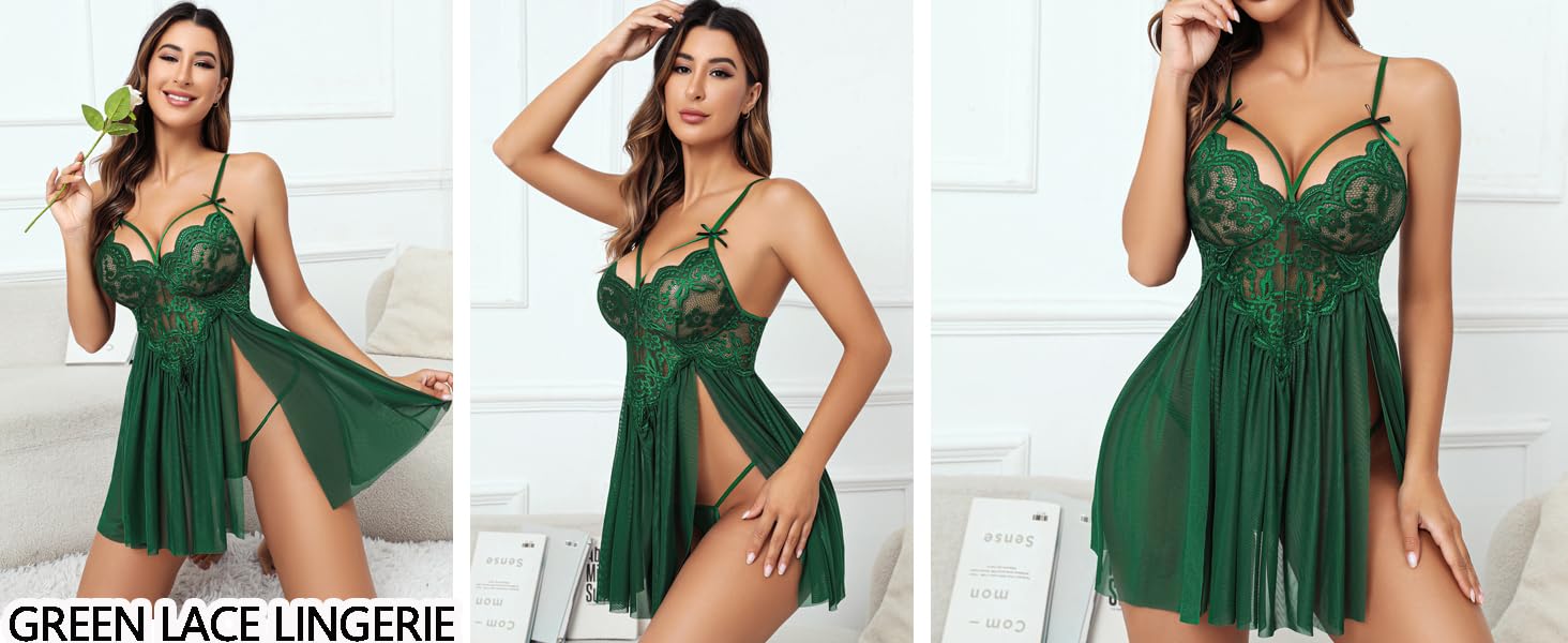 Green Lingerie for Women