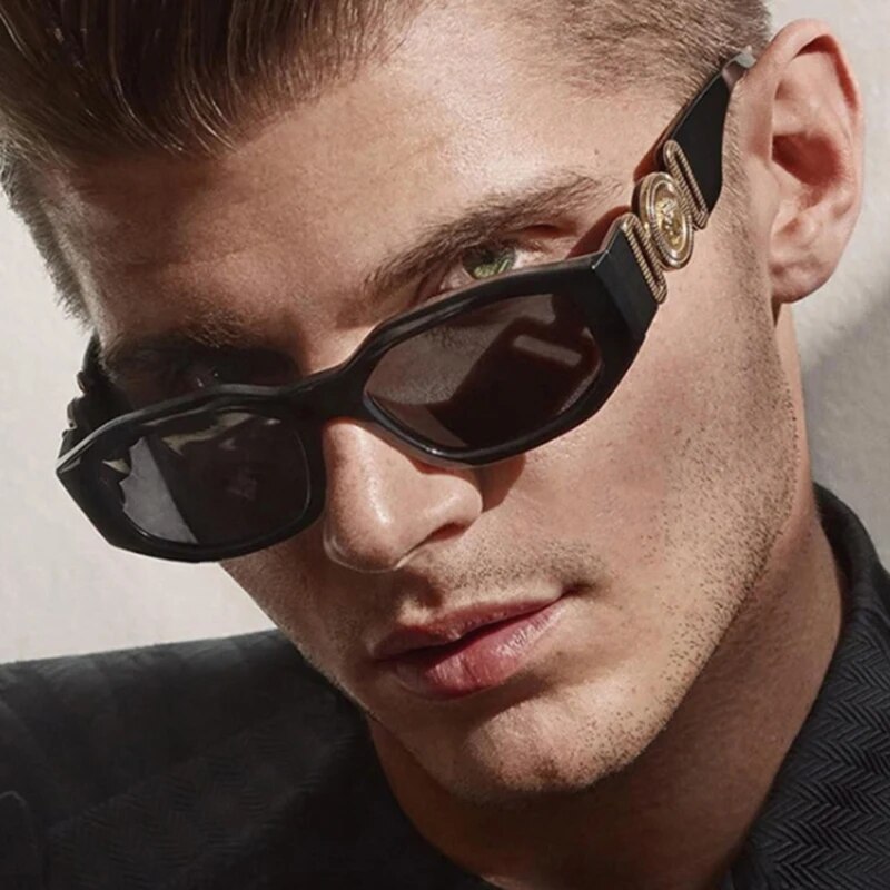 OVOYAN 2023 Cat Eye Sunglasses Men Vintage Brand Designer Sun Glasses for Women Small Frame Hip Hop Shades Gafas De Sol Hombre