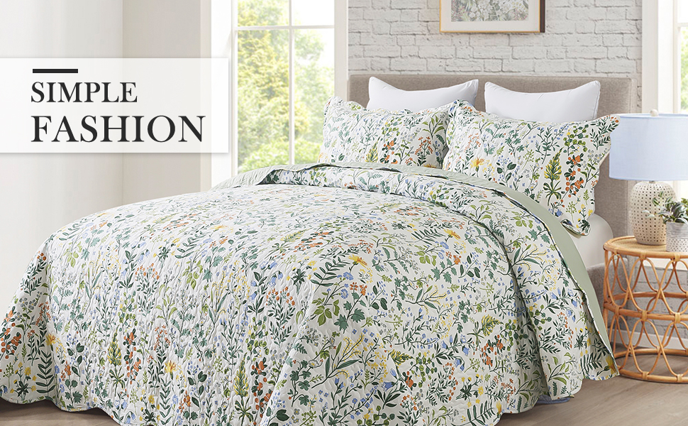 Floral Quilt Sets 