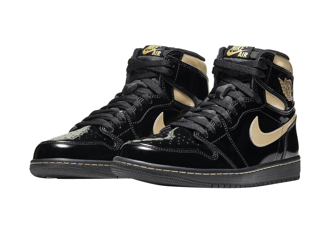 Air Jordan 1 High OG Black Metallic Gold 555088-032