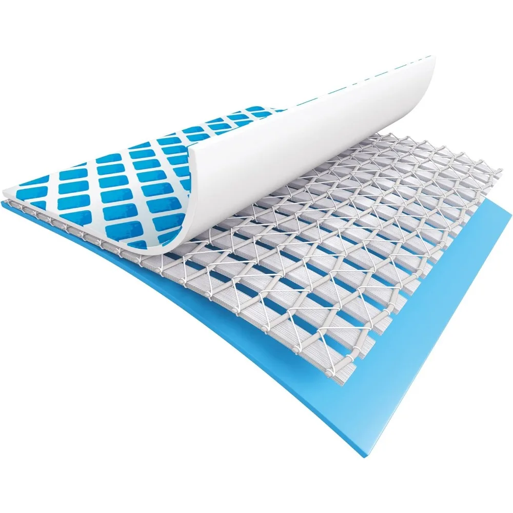 14ft x 33in Puncture Resistant Rectangular Frame Above Ground Backyard Outdoor Swimming Pool with 530 Gallon Filter