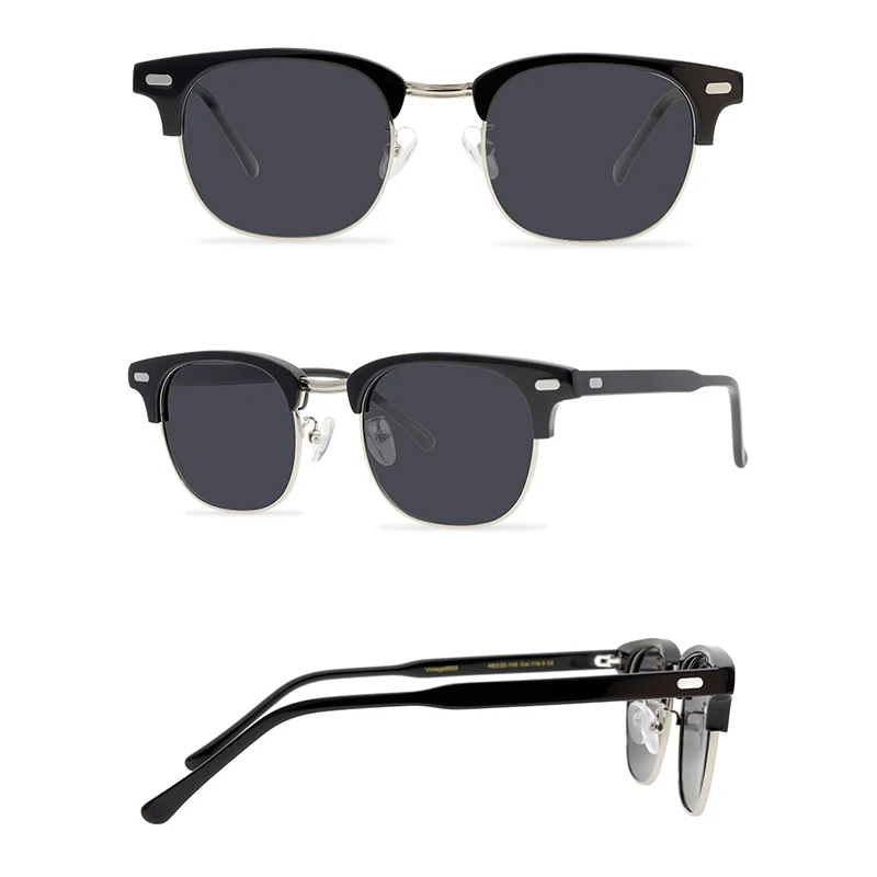 Belight Optical American Punk Style New York Fashion Design Women Men UV400 Protection Acetate Sunglasses with Case Oculos 9533