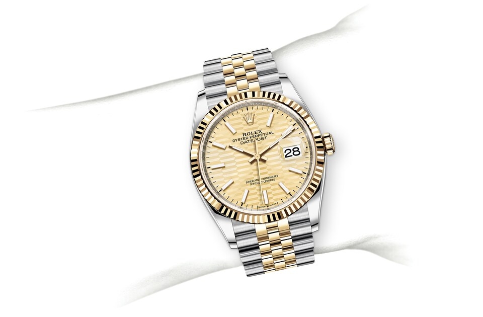 Rolex Datejust in Oystersteel and gold, m126233-0039 | Europe Watch Company