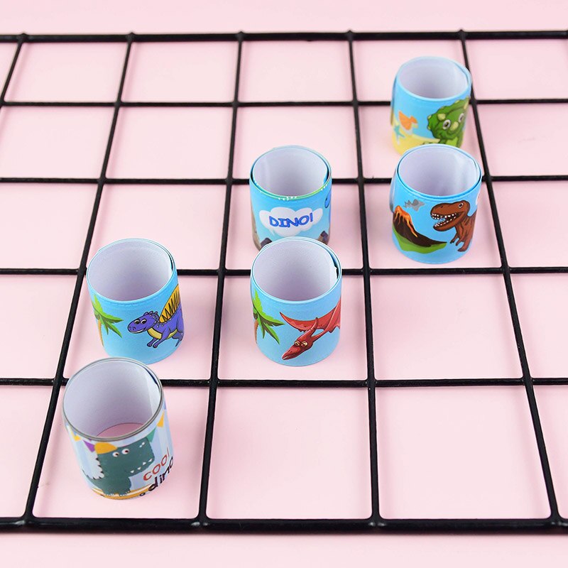 10pcs Dinosaur Clap Circle Toys Jungle Safari Birthday Party Jurassic World Dino Party 1st Boy Roar Birthday Party Favor Gifts