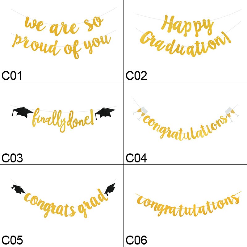 Gold Glitter Congrats Doctor Banner for Congrats 2021 Grad Sign Medical Doctor Graduation College Graduation Party Bunting Decor