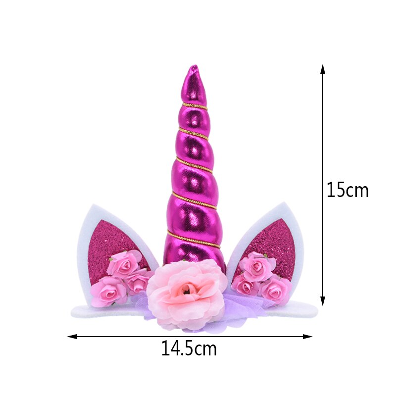 Unicorn Cake Topper Birthday Party Kids Favors Cake Decoration Baby Shower Cupcake Topper Wedding Cake Decor Baking Supplies