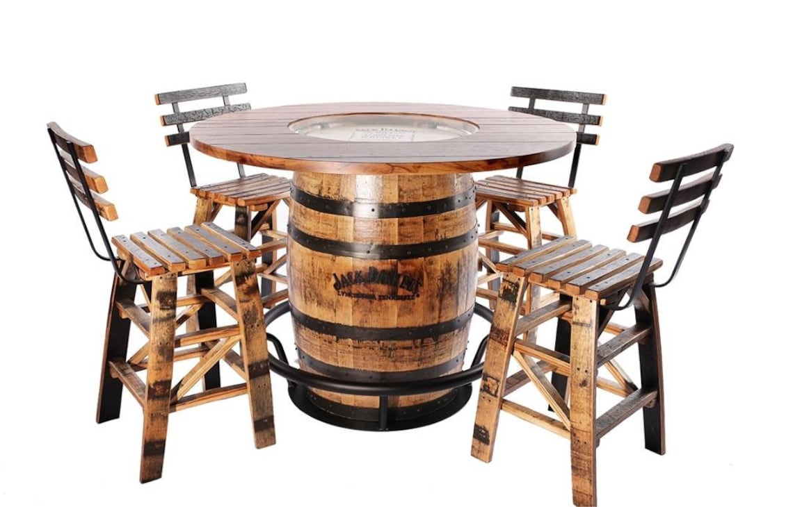 Jack Daniels® Whiskey Barrel Table Top 48 burnt image 6