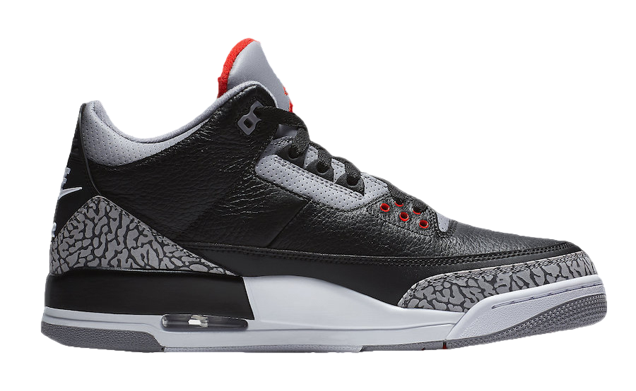 Air Jordan 3 Black Cement 2024