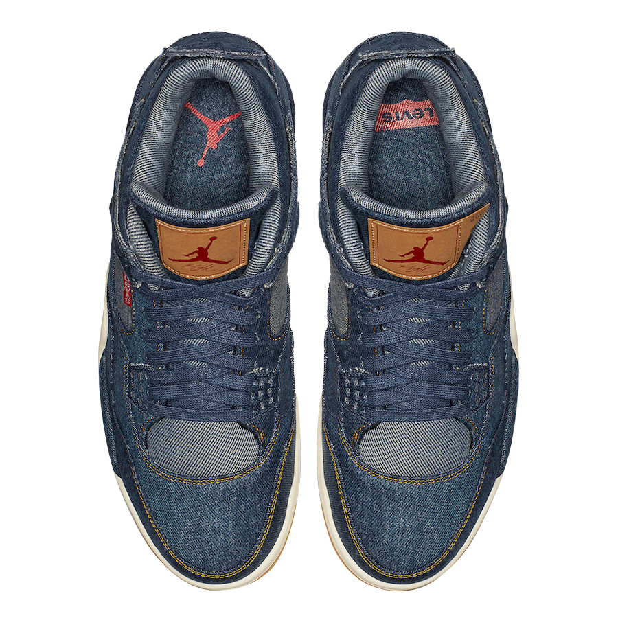 Levi's x Air Jordan 4 Blue Denim AO2571-401