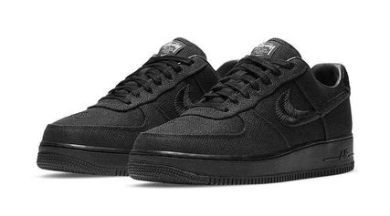 Nike スニーカー STUSSY × NIKE AIR FORCE 1 LOW "TRIPLE BLACK"