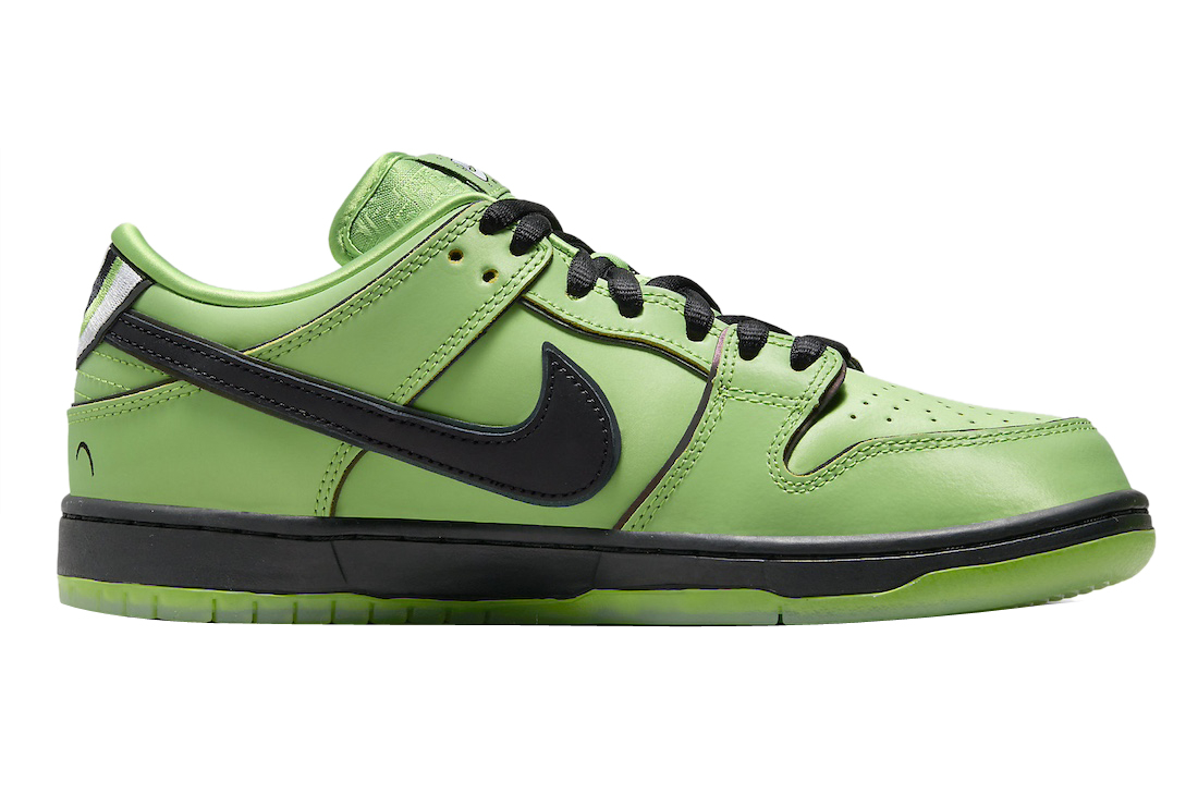 The Powerpuff Girls x Nike SB Dunk Low Buttercup FZ8319-300