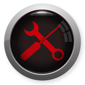 Wrench and Screwdriver crossed together icon