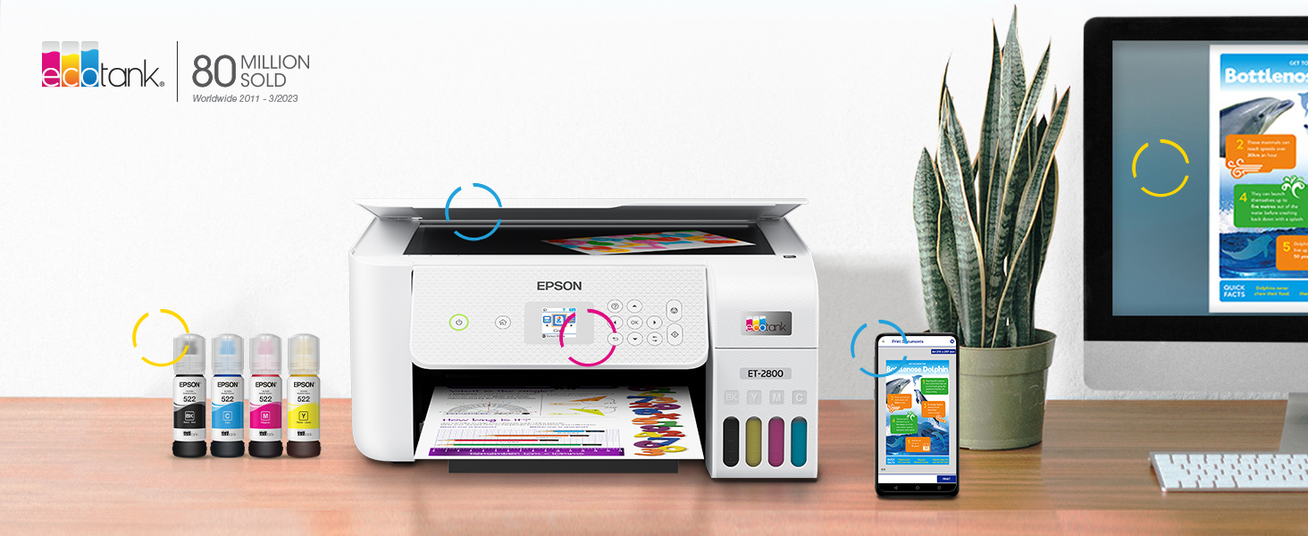 Epson EcoTank ET-2800 All-in-One Printer features