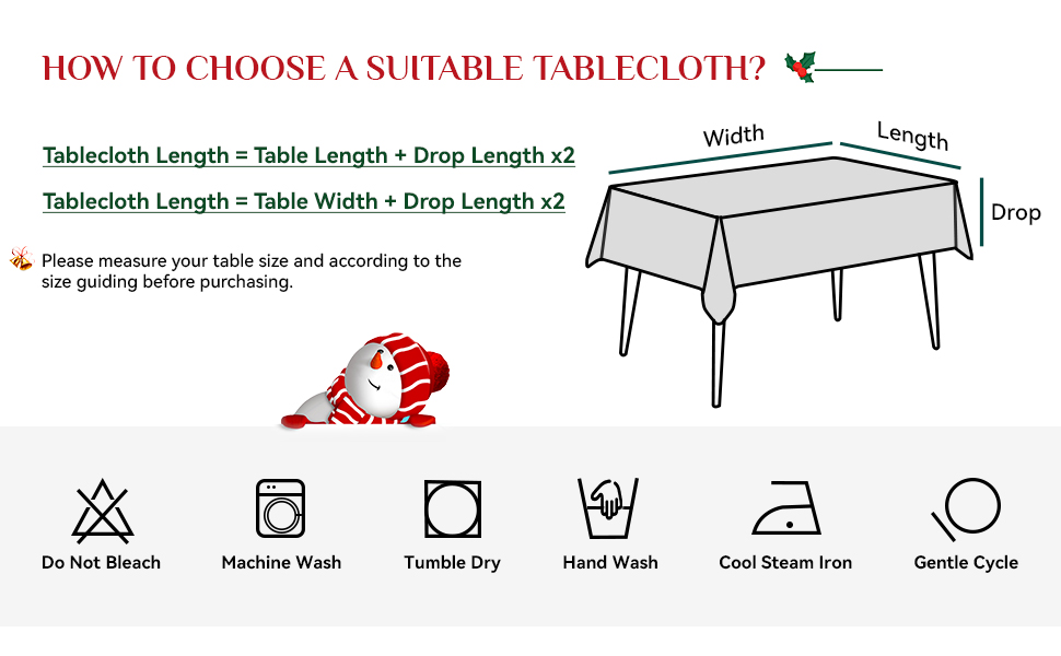 Christmas tablecloth