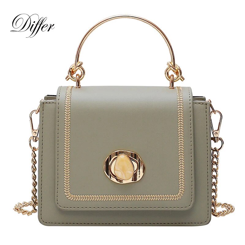 New Women's Bags Elegant PU Luxury Handbags Ladies Crossbody Bags Female Simple Shoulder Bag Solid Color Messenger Bags Designer