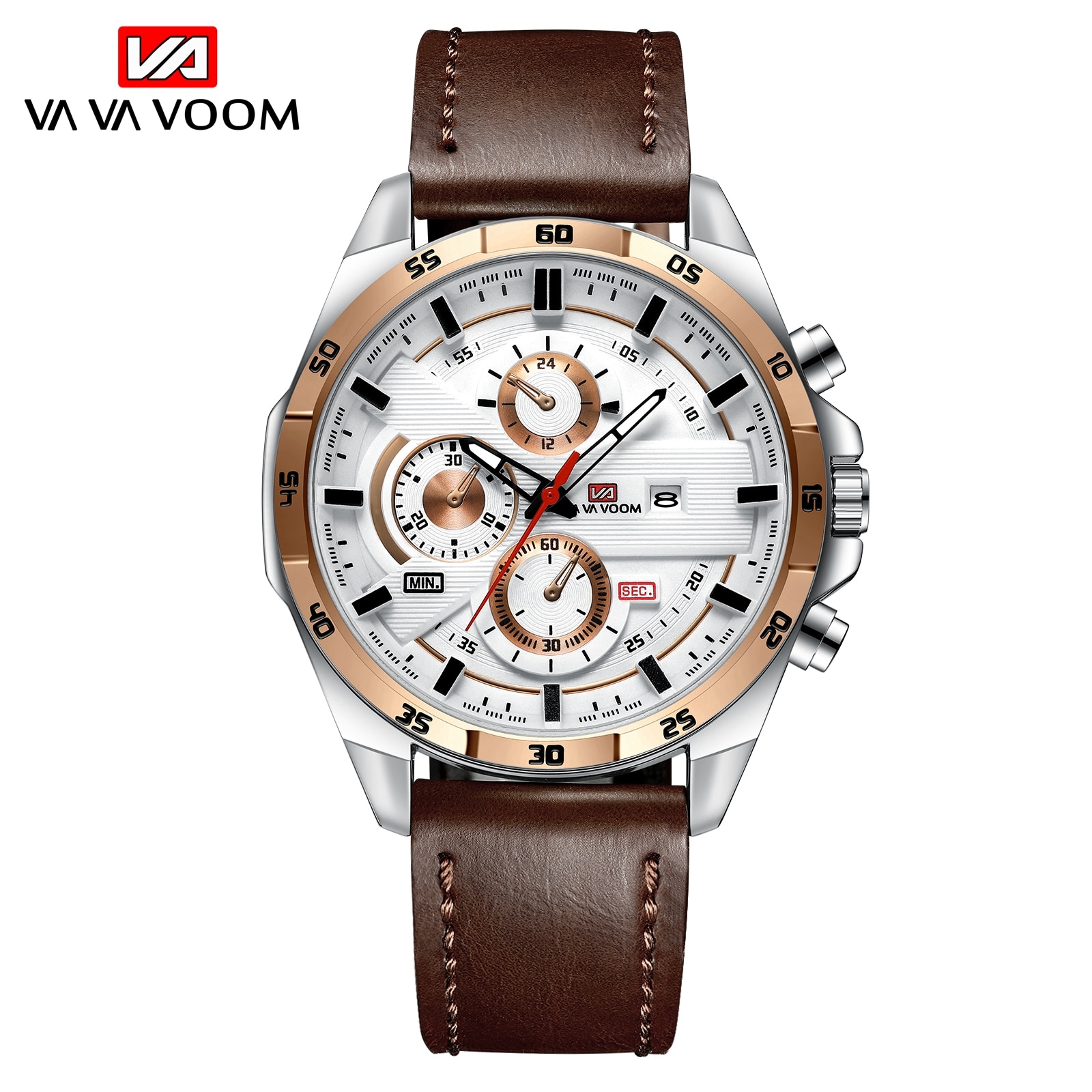 VAVA VOOM Mens Watches Top Brand Luxury Quartz Watch Men Fashion Sports Watch Army Waterproof Men Wrist Watch Relogio Masculino