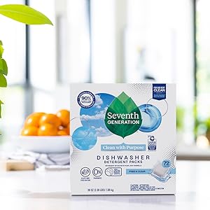 Seventh Generation Dishwasher Detergent packs