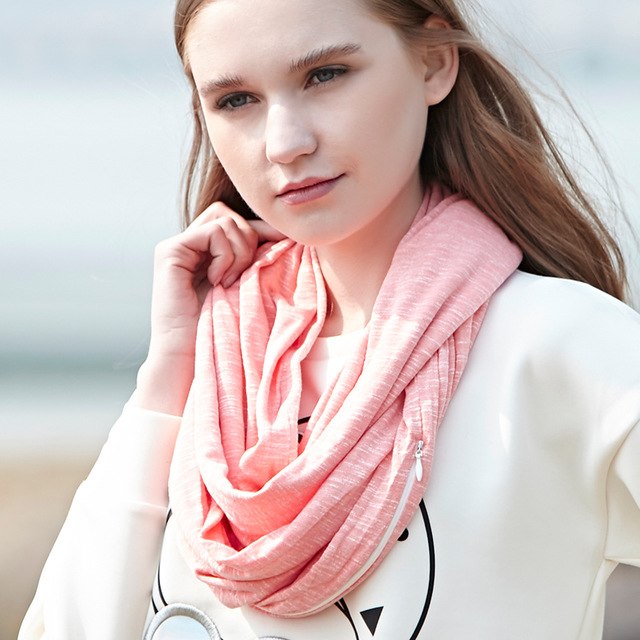 iScarft Multi-Way Infinity Scarf with Pocket