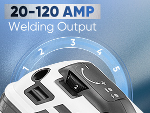 20-120 Amp Welding Output