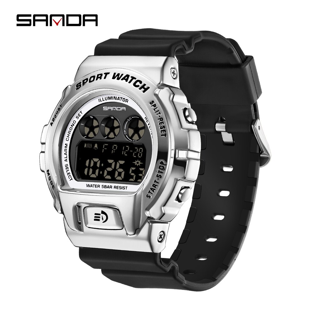 SANDA Top Brand Sports Men's Watches Military Waterproof LED Digital Wristwatch For Male Clock S Shock Relogio Masculino 2127