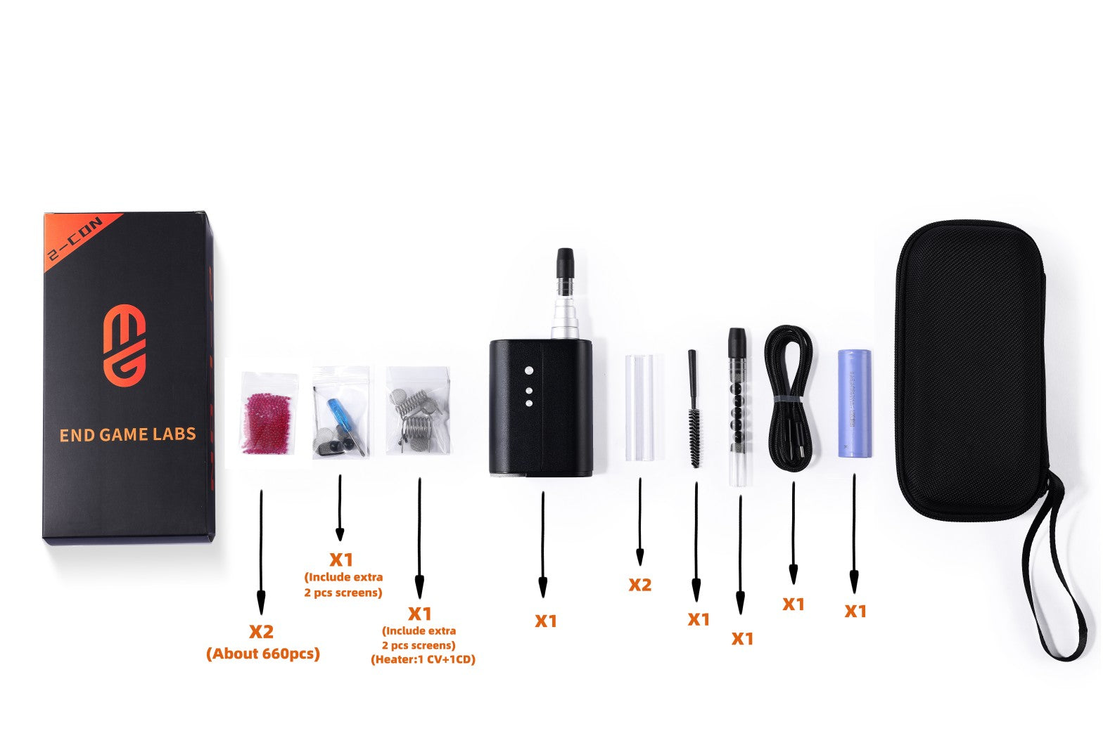  end game labs convection dry herb vaporizer、2-con,cat、eglvape.com