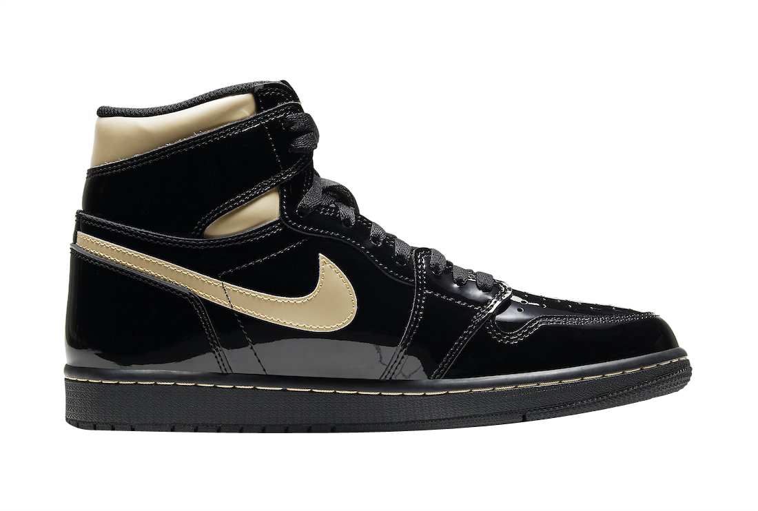 Air Jordan 1 High OG Black Metallic Gold 555088-032