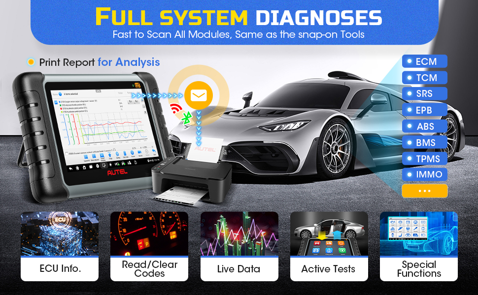 snapon scanner diagnostic tool MK808S MK808S-TS