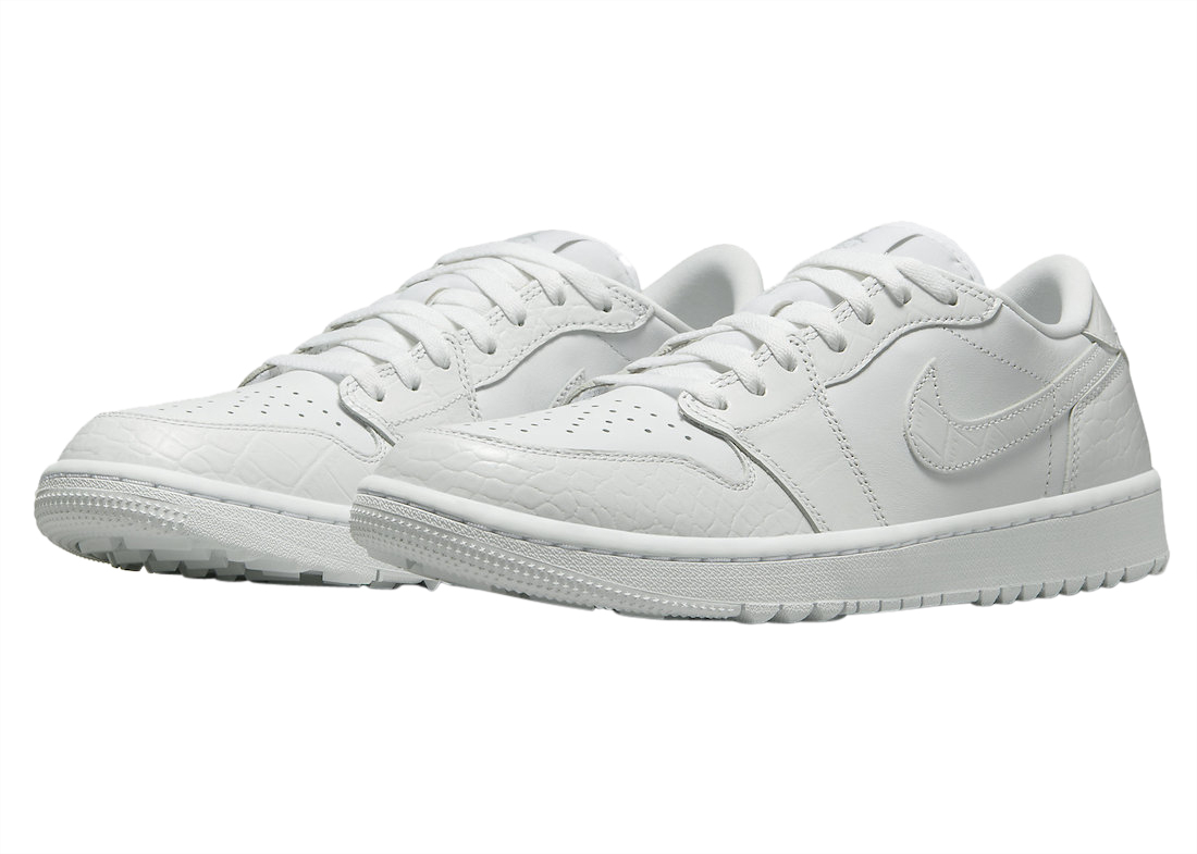 Air Jordan 1 Low Golf White Croc DD9315-110