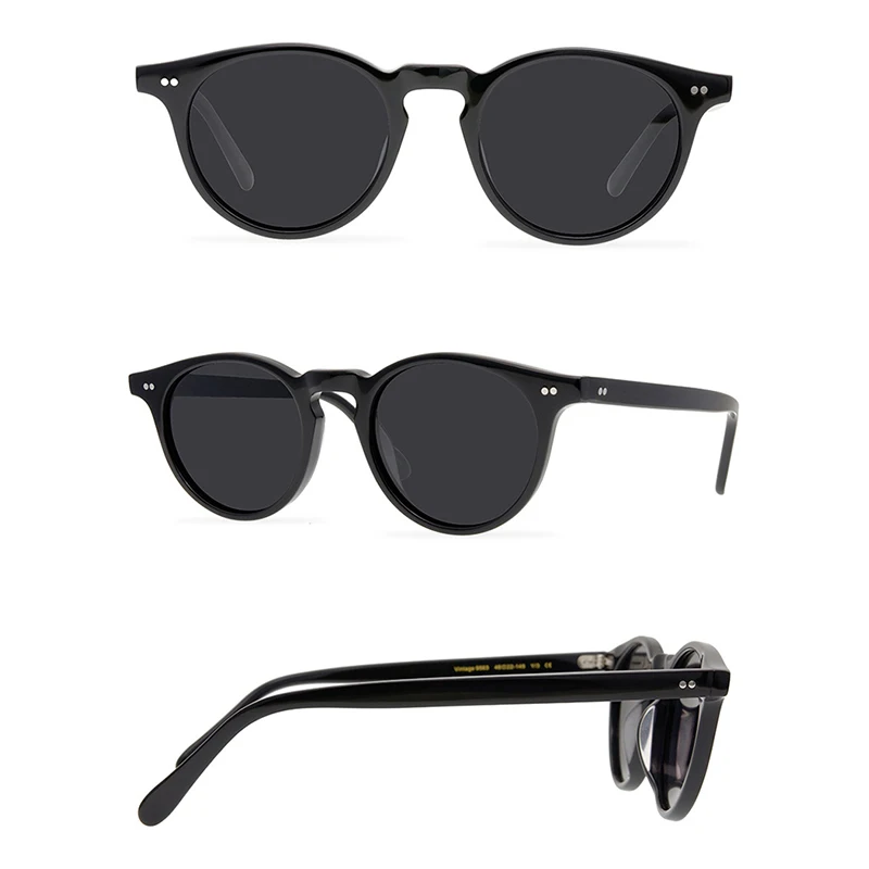 Belight Optical Japan Handmade Quality Cool Vintage Retro Women Men UV400 Protection with Case Oculos Punk Sunglasses 9563