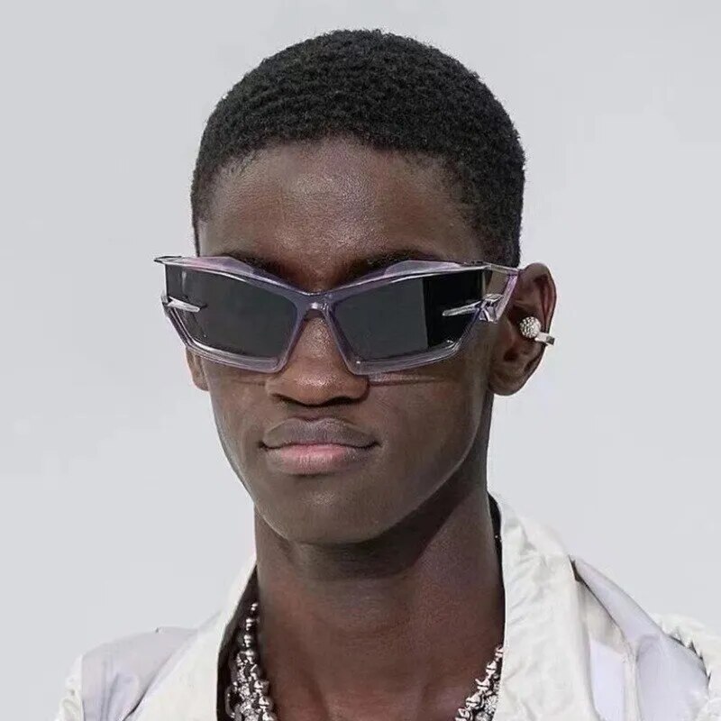 Future Sunglasses Men's European and American Personality Glasses Cyberpunk Fashion Sunglasses UV Protection