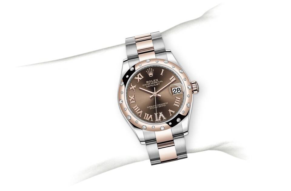 Rolex Datejust in Oystersteel and gold, m278341rbr-0003 | Europe Watch Company