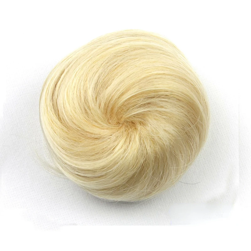 8 Colors Synthetic Hair Brown Blonde Hair Rubber Band Donut Hair Bun Hair Roller Headwear for Women