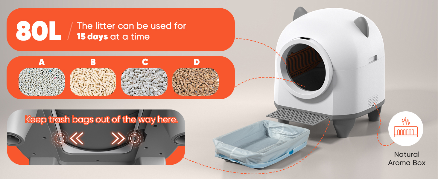 automatic litter box self cleaning