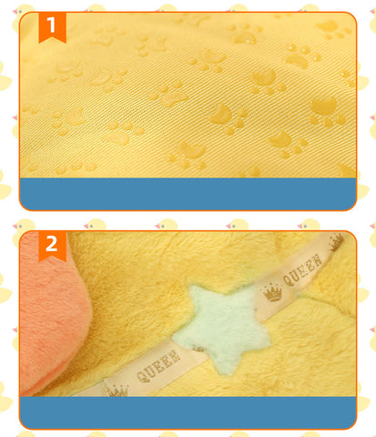 Cat Bed Duck Shape Mat 2 Color Pet Sleeping Bed Cat Pillow