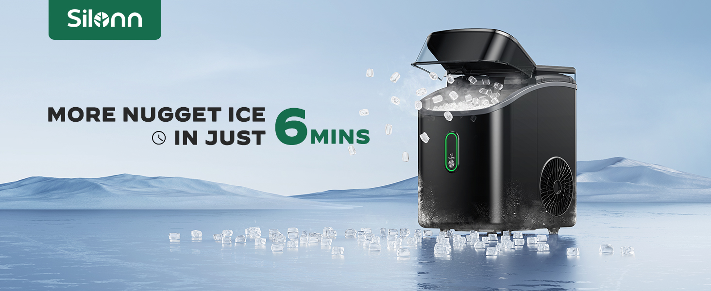 self cleaning ice makers countertop