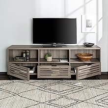 entertainment tv center media console wood tv stand modern walker edison living room tv stand