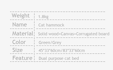 Cat Hammock Bed Window Scratching Board Nest Super Suction Cups