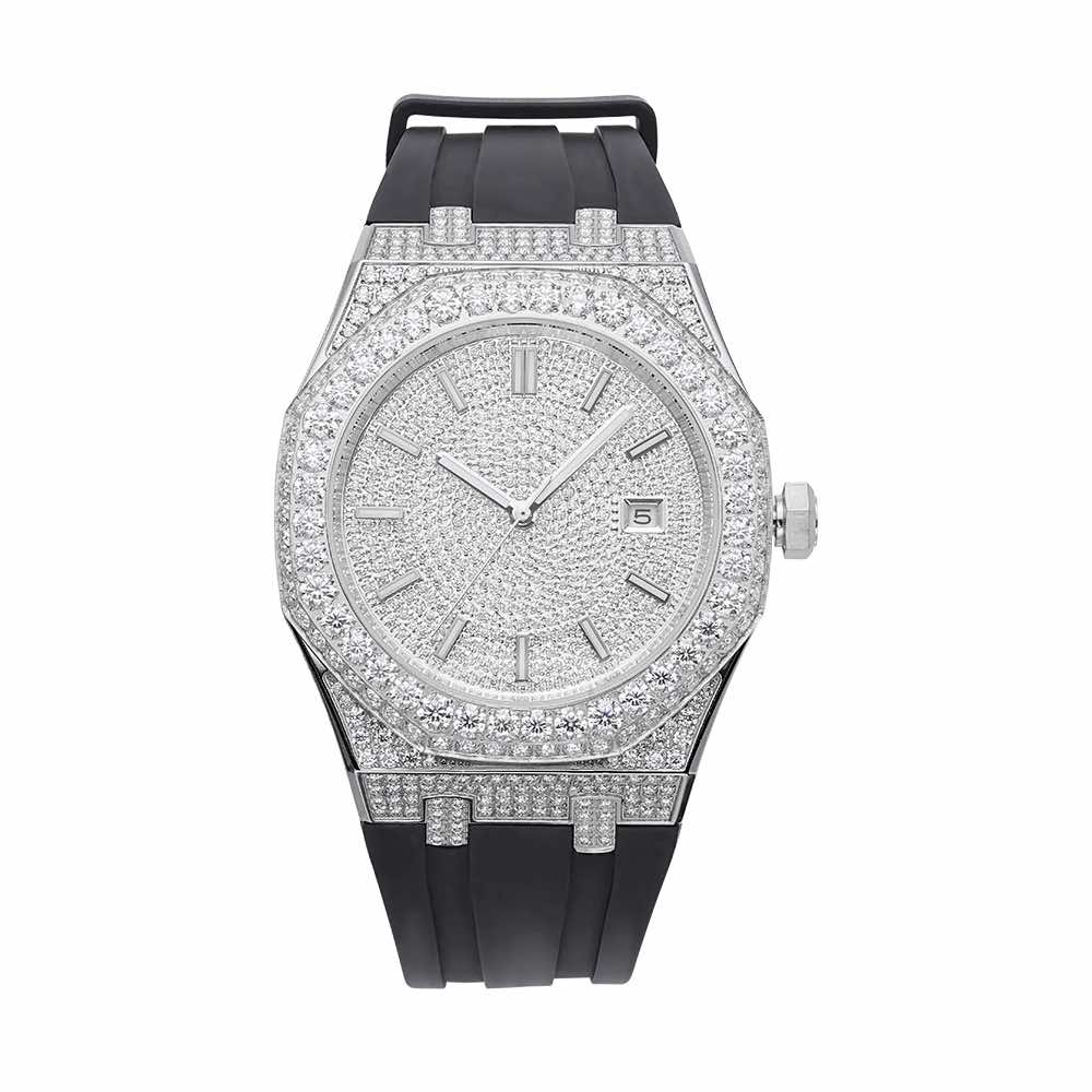 Iced out watch-Yika Jewelry