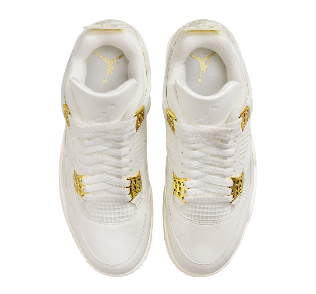 Air Jordan 4 WMNS Metallic Gold AQ9129-170