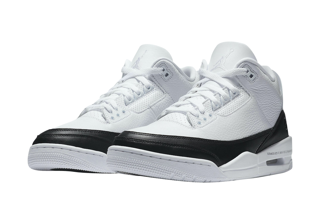 fragment x Air Jordan 3 White Black DA3595-100