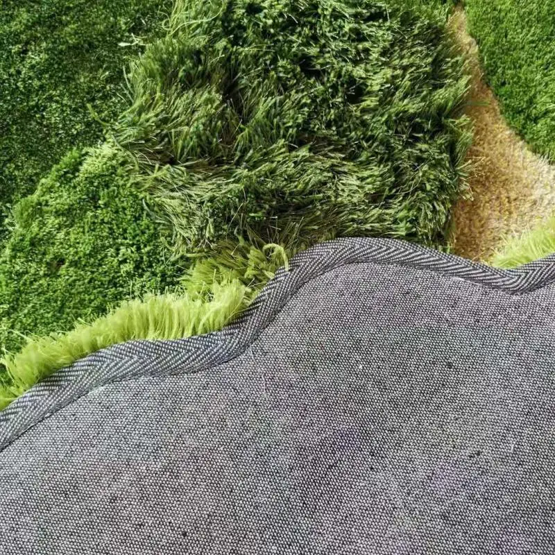 Handmade Round Carpets Imitation Moss Forest Soft Carpet Mats For Living Room Bedroom Bedside Office Rugs School Home Decor Rug