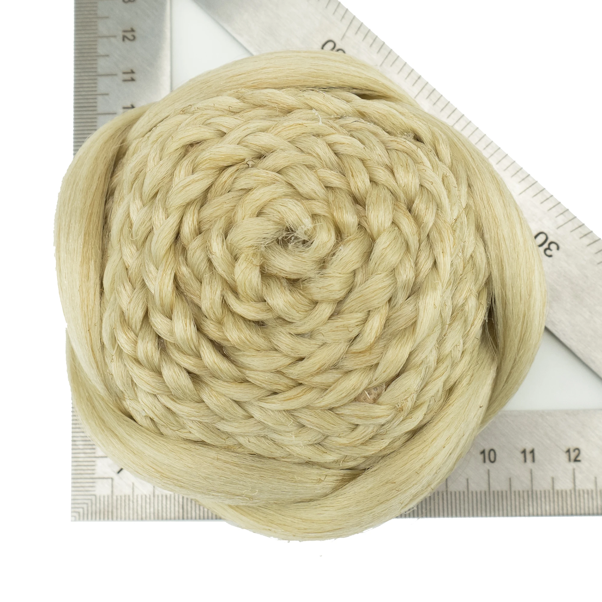 Soowee Synthetic Hair Braided Chignon Dancer Hair Cover Donut Hairpieces Scrunchies Bun Wig Updo for Women Wedding Party