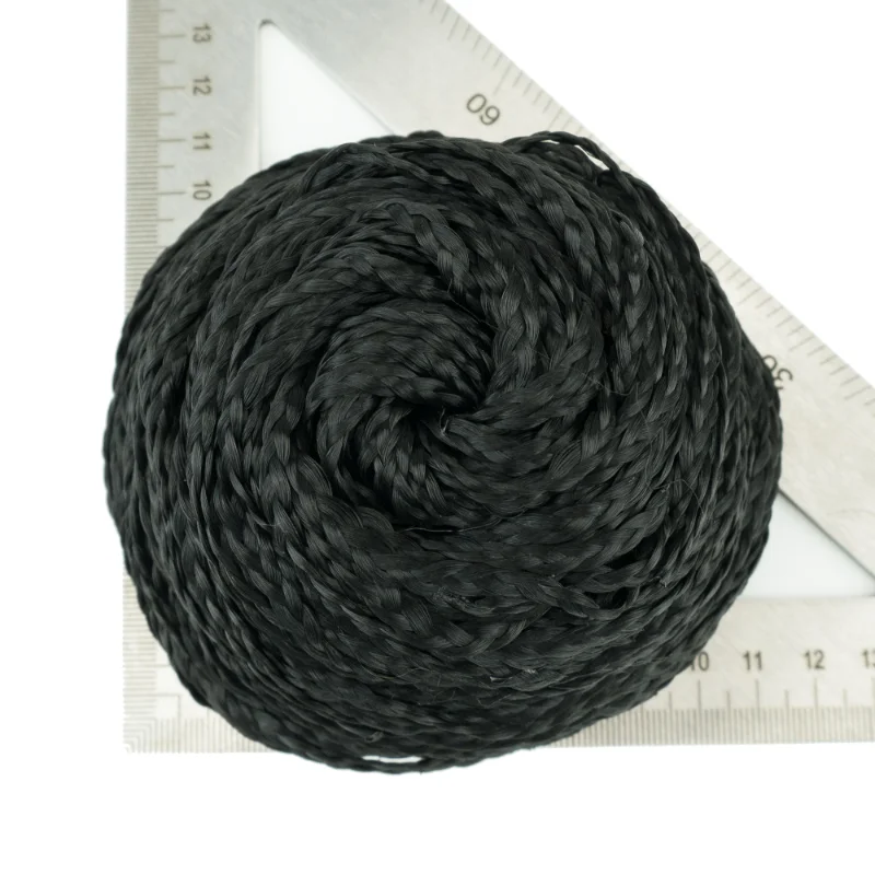 Synthetic Hair Cover Braided Donut Afro Braid Hair Pieces Scrunchies Dancer Hair Bun Updo Headwear for Women