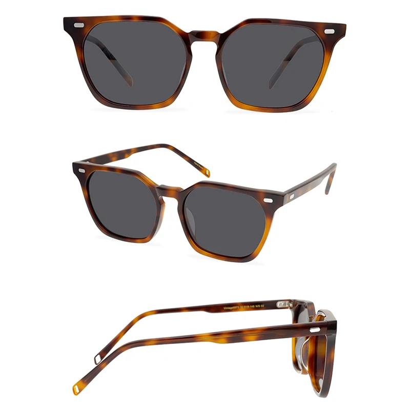 Belight Optical New Arrival Handmade Quality Cool Vintage Retro Women Men UV400 Protection with Case Oculos  Sunglasses 9573