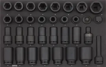 Impact socket set 3/4'', SFS 33-pcs redirect to product page