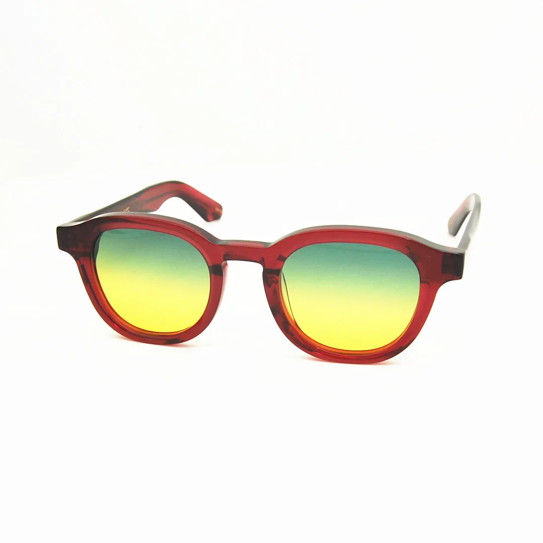 Belight Optical Mosco*t DAHVEN Acetate Handmade Quality Classical Design Women Men UV400 Protection with Case Oculos  Sunglasses