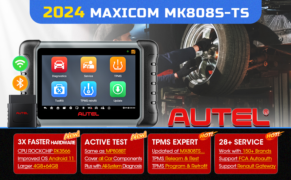 MK808S-TS MP808S-TS MP900-TS Autel OBDI OBD II diagnostic scanner scan tool for all cars 